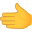 leftwards hand