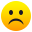 frowning face