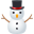 snowman without snow